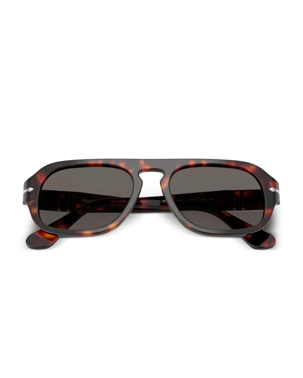 Persol Gray Pilot-Frame Sunglasses