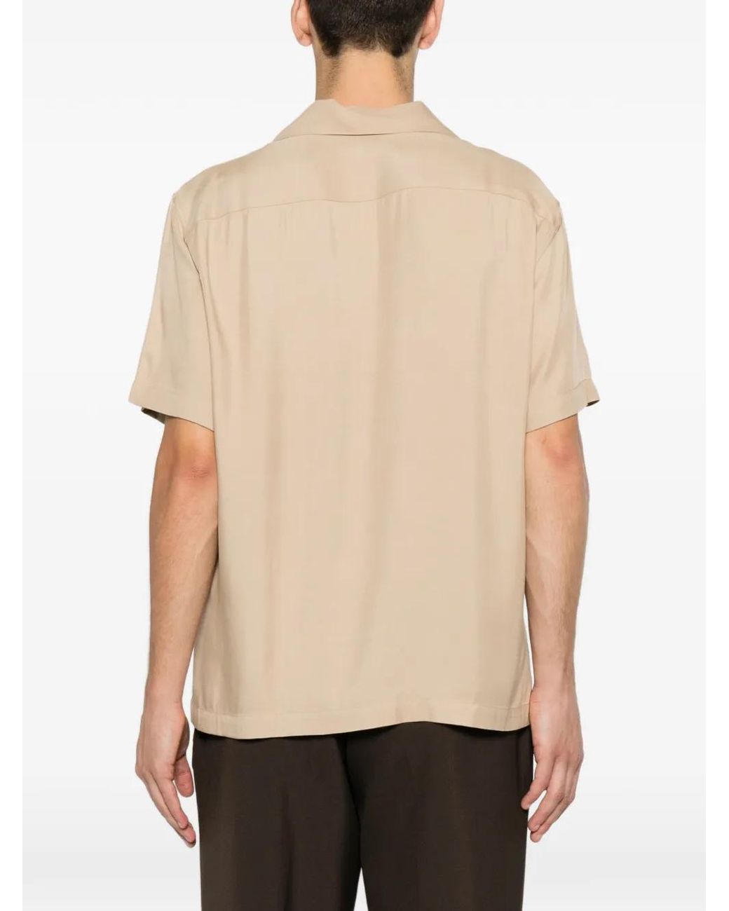 Sandro Natural Chemise Ample À Col Requin for men