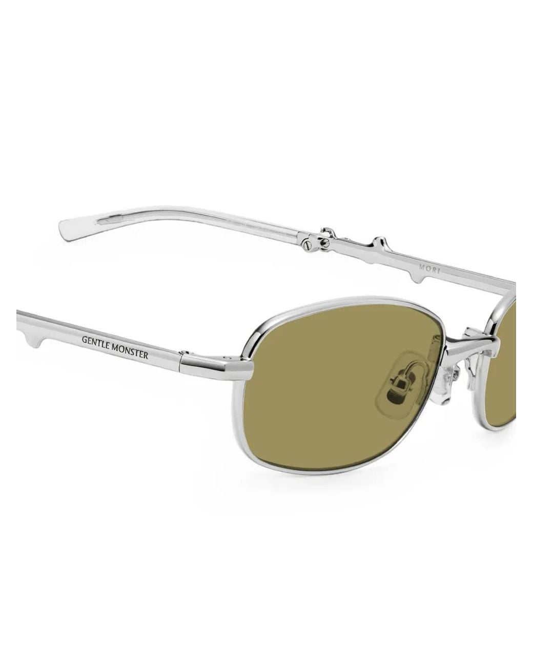 Gentle Monster Green Mori Square-Frame Sunglasses