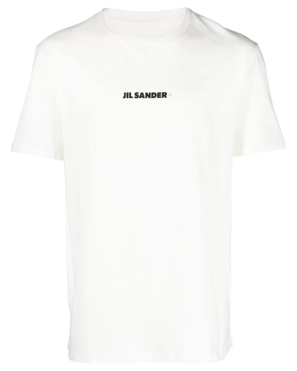Jil Sander White Cotton T-Shirt for men