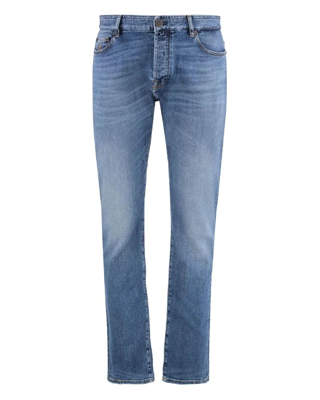 Jean À Poches Multiples Moorer pour homme en coloris Blue