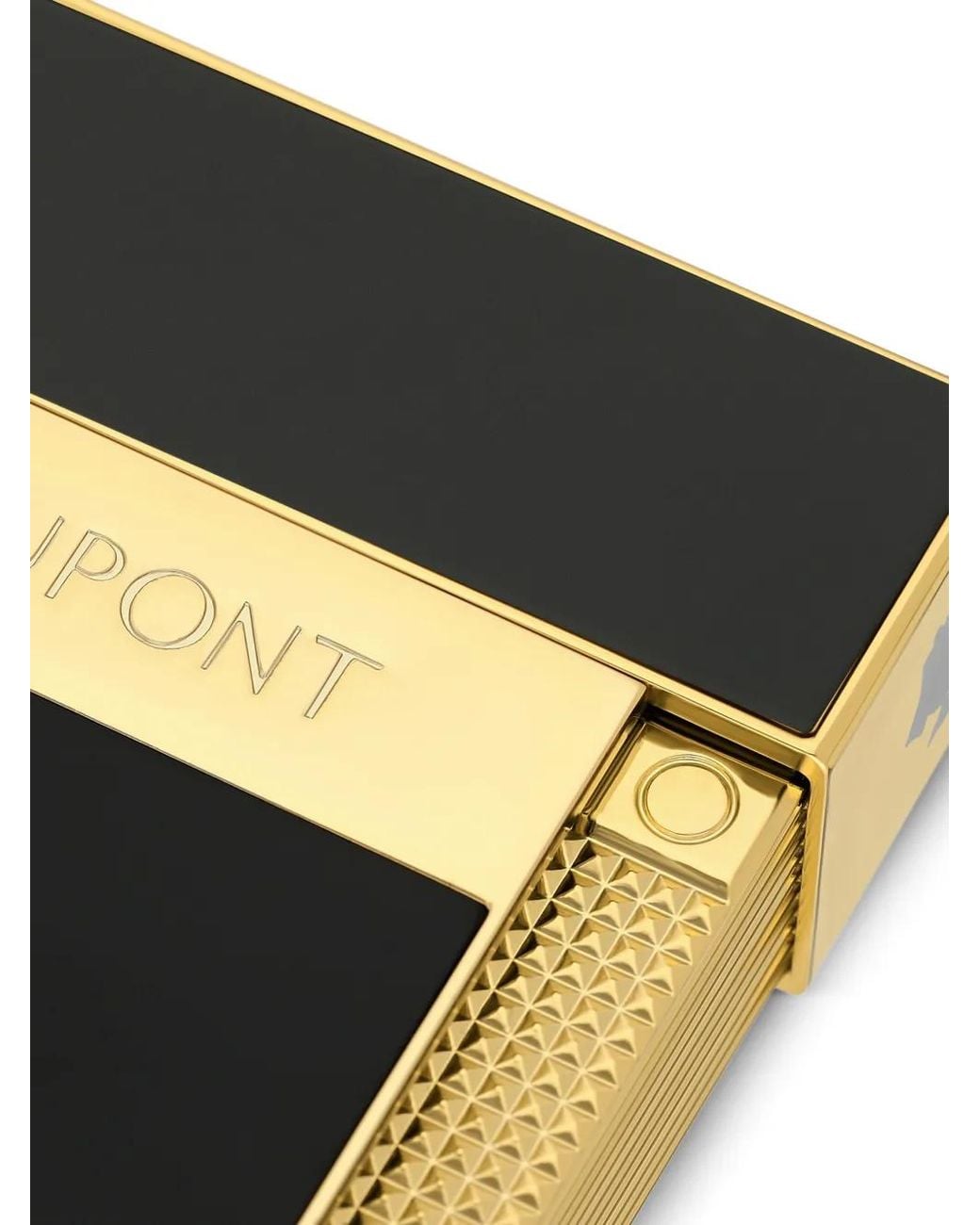 S T Dupont Black Briquet Cohiba À Logo Gravé