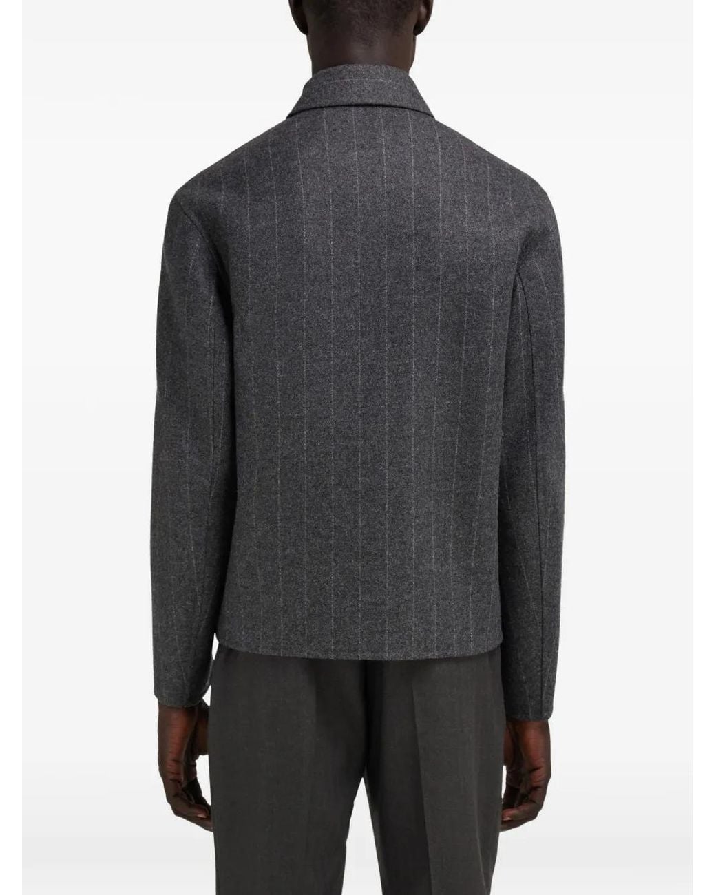 Ferragamo Black Cashmere-Blend Blouson for men
