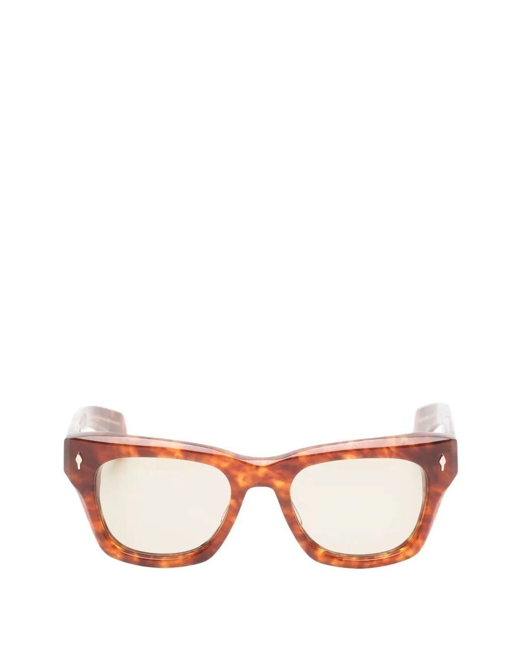 Jacques Marie Mage Pink Dealan Square-Frame Sunglasses