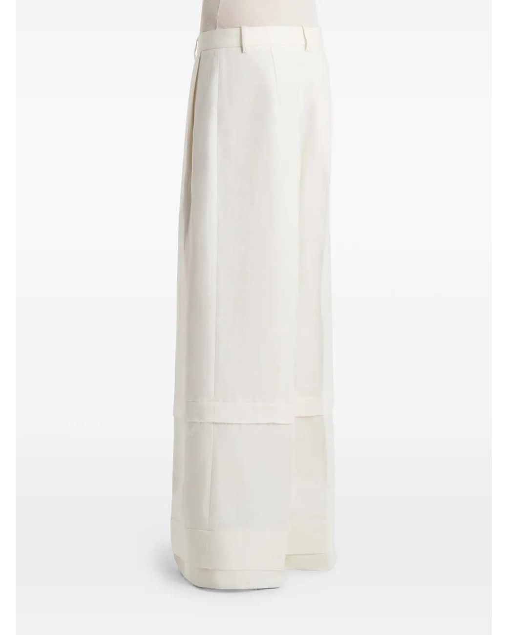 Khaite White Linden Pants
