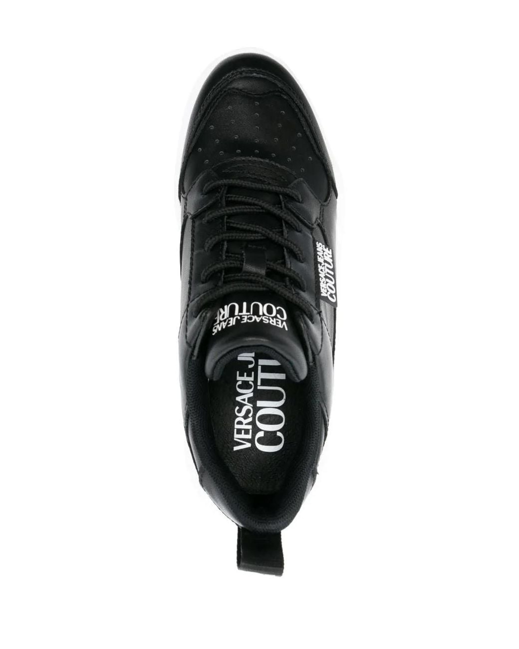 Versace Jeans Couture Black Sneakers With Logo