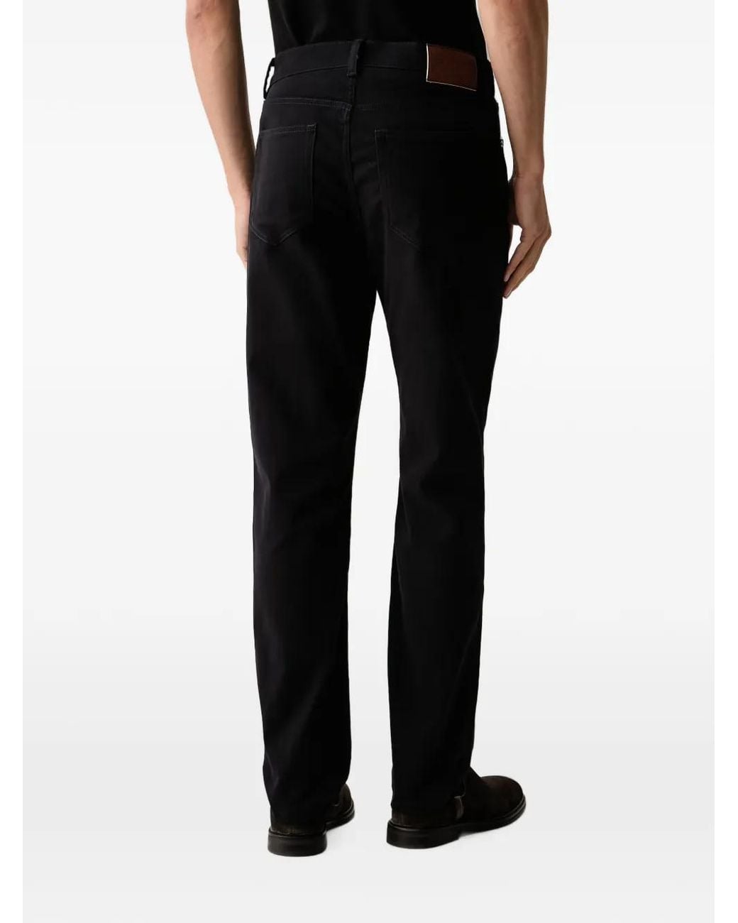 Gant Black Logo-Patch Jeans for men