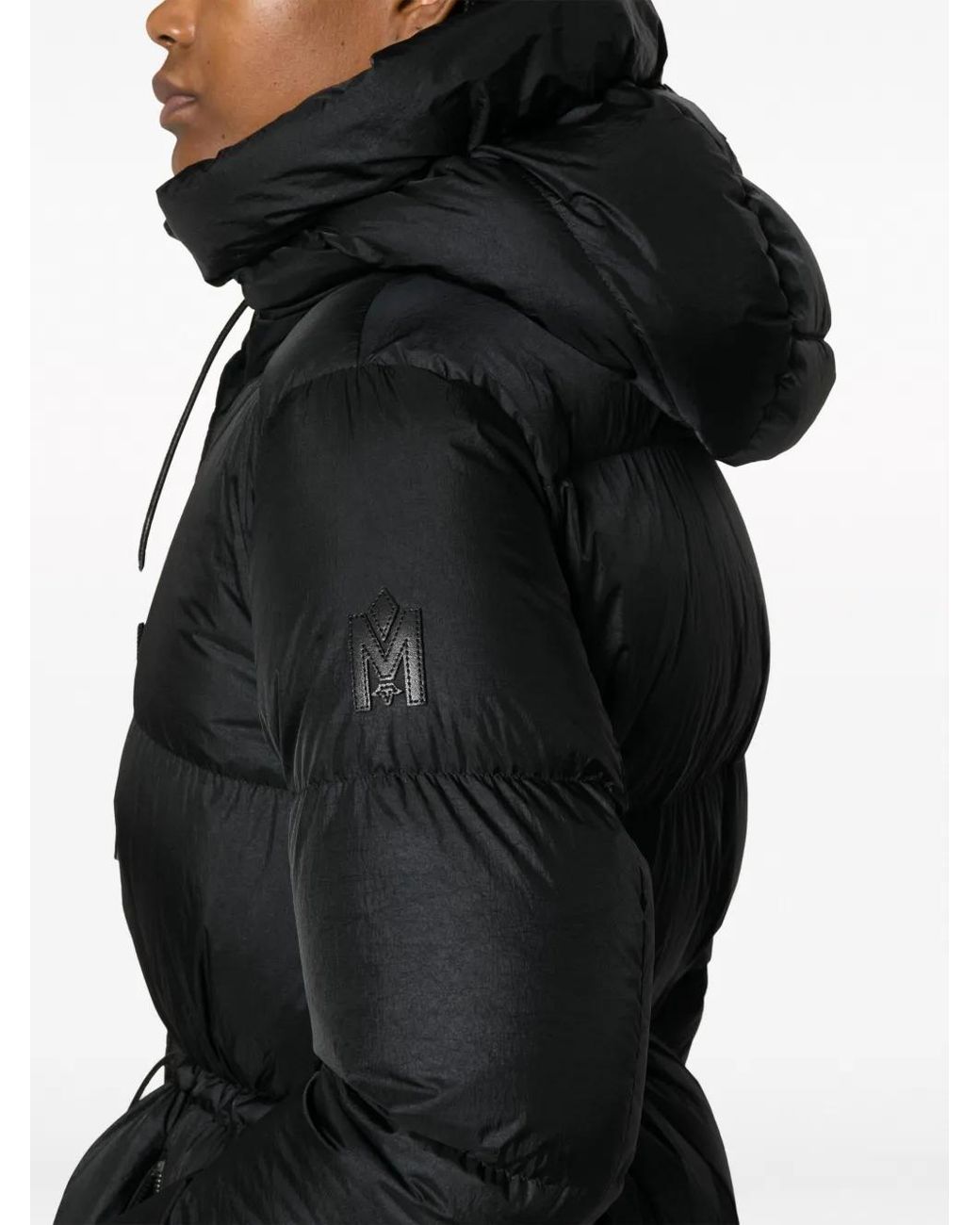 Mackage Black Padded Down Hooded Jacket