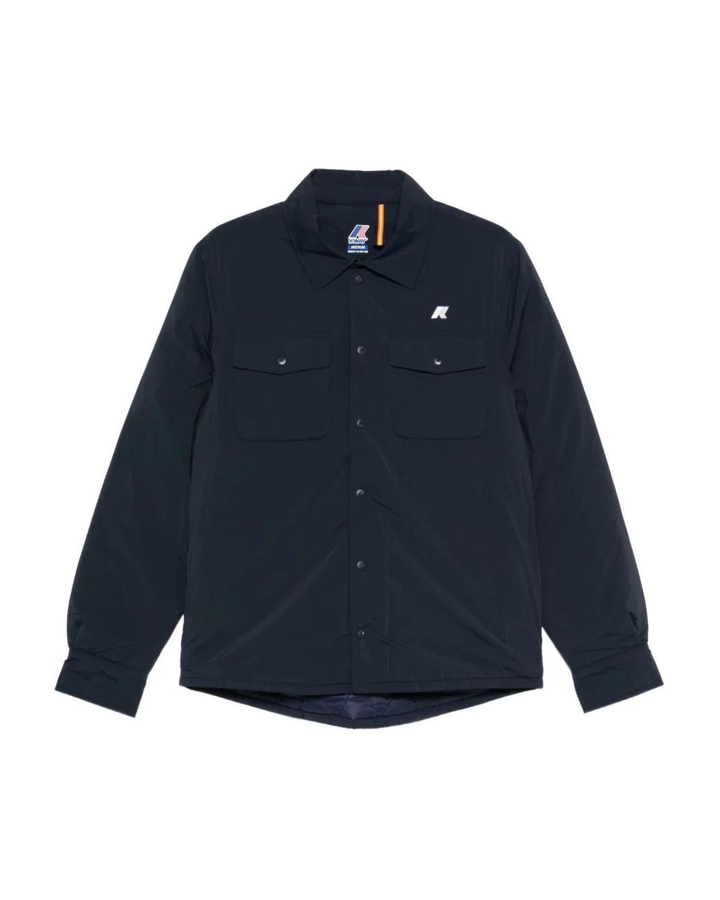 K-Way Blue Flap-Pocket Shirt for men