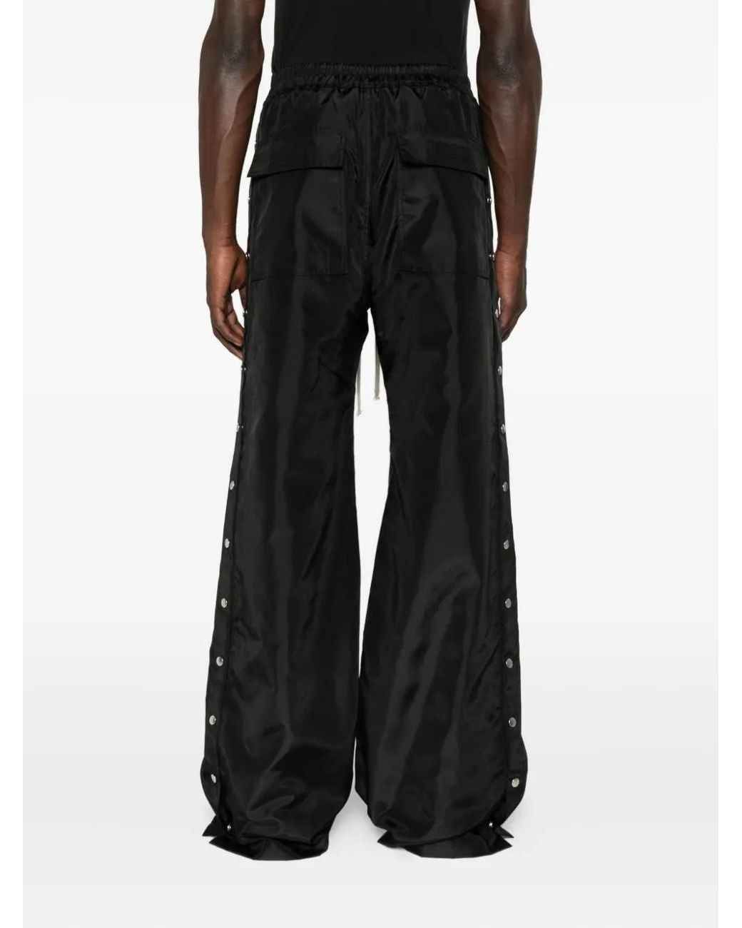 Rick Owens Black Drawstring Pants for men