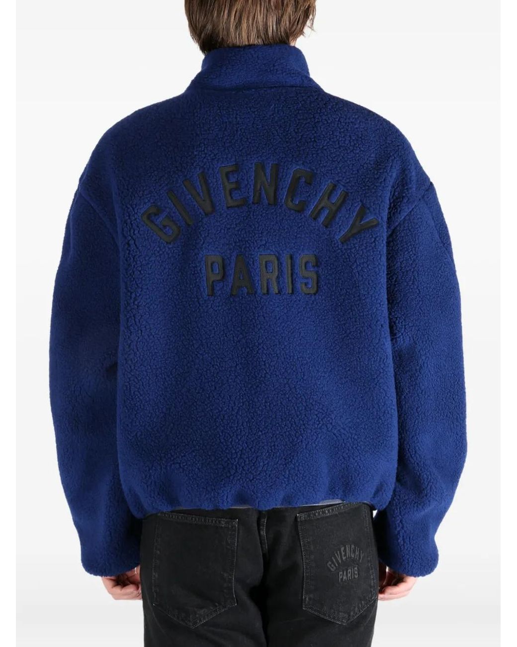 Givenchy Blue Zip-Throughs for men