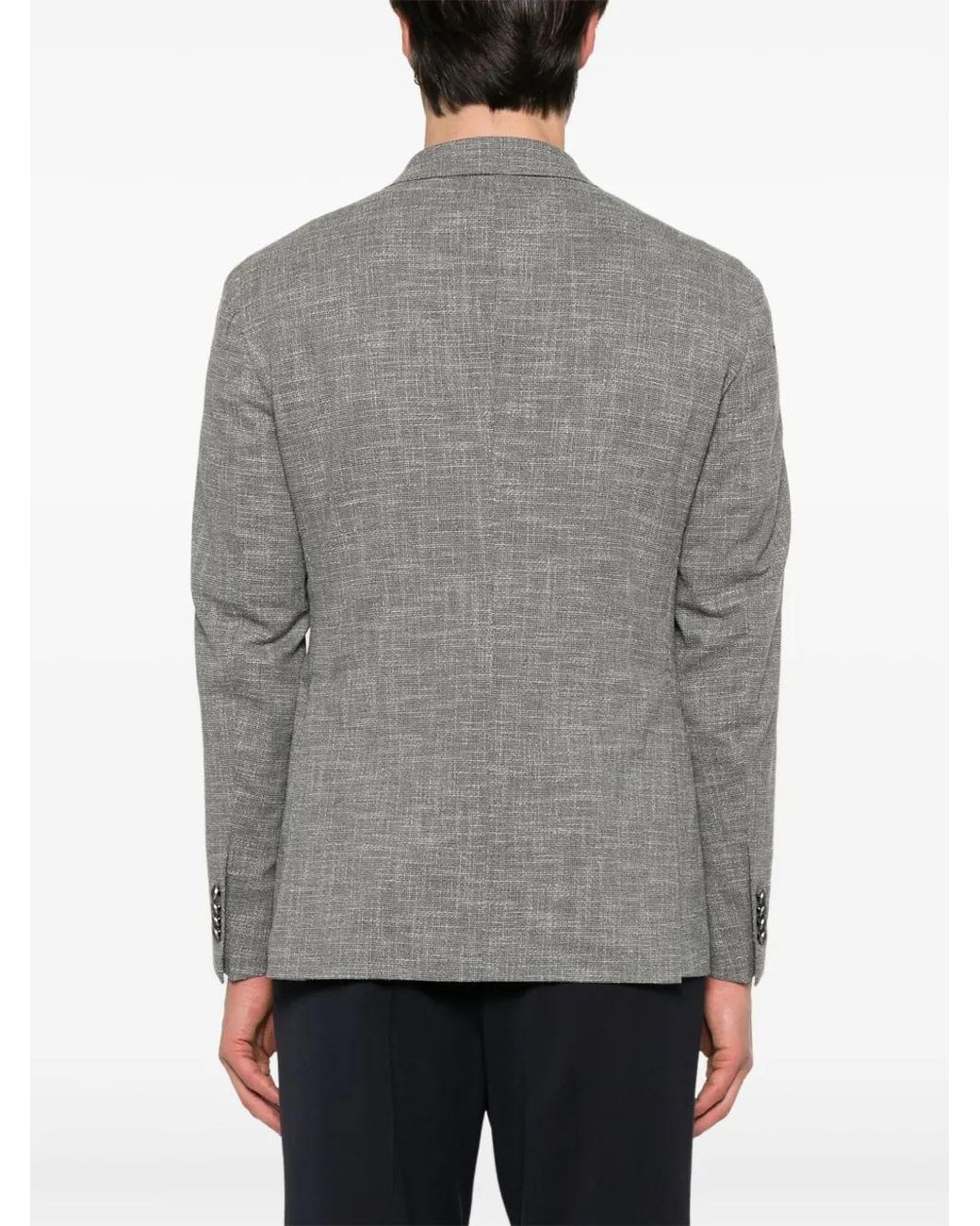 Tagliatore Blazer Met Textuur in het Gray voor heren
