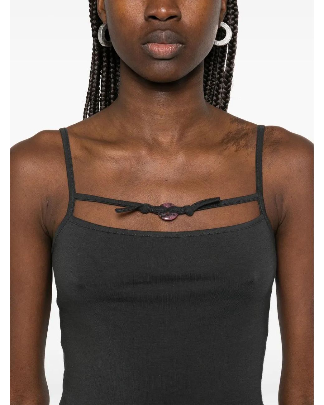 OTTOLINGER Black Charmed Tank Top
