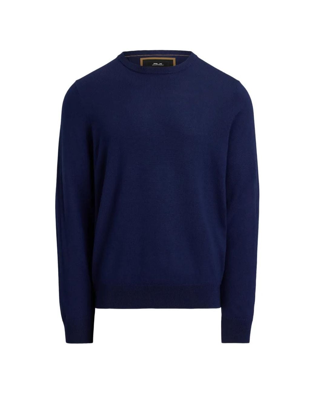 Ralph Lauren Blue Wool Sweater for men