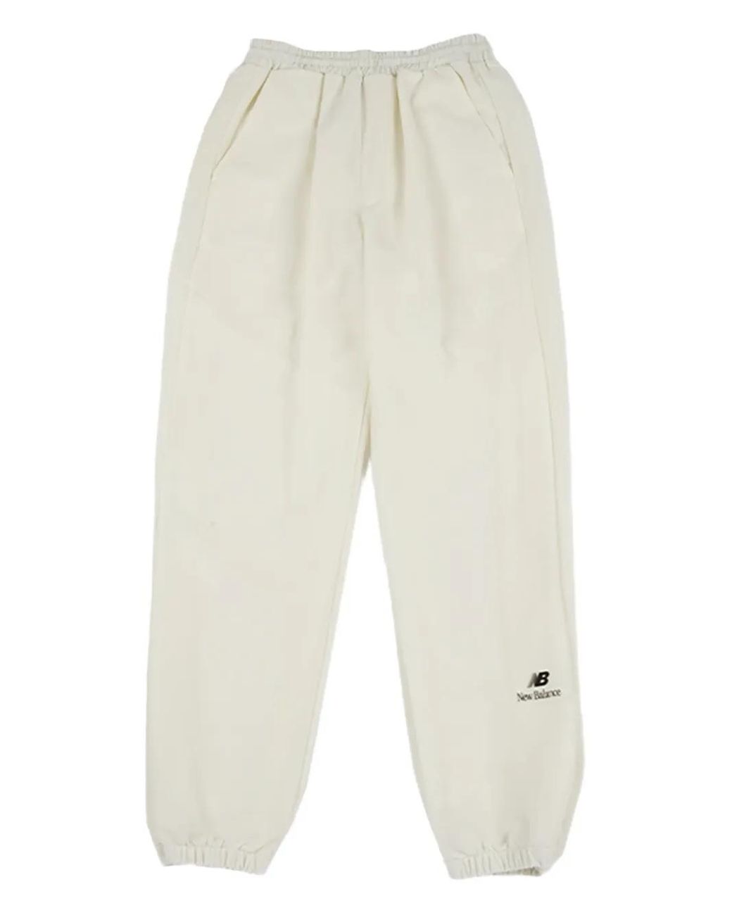 New Balance White Logo-Motif Track Pants for men