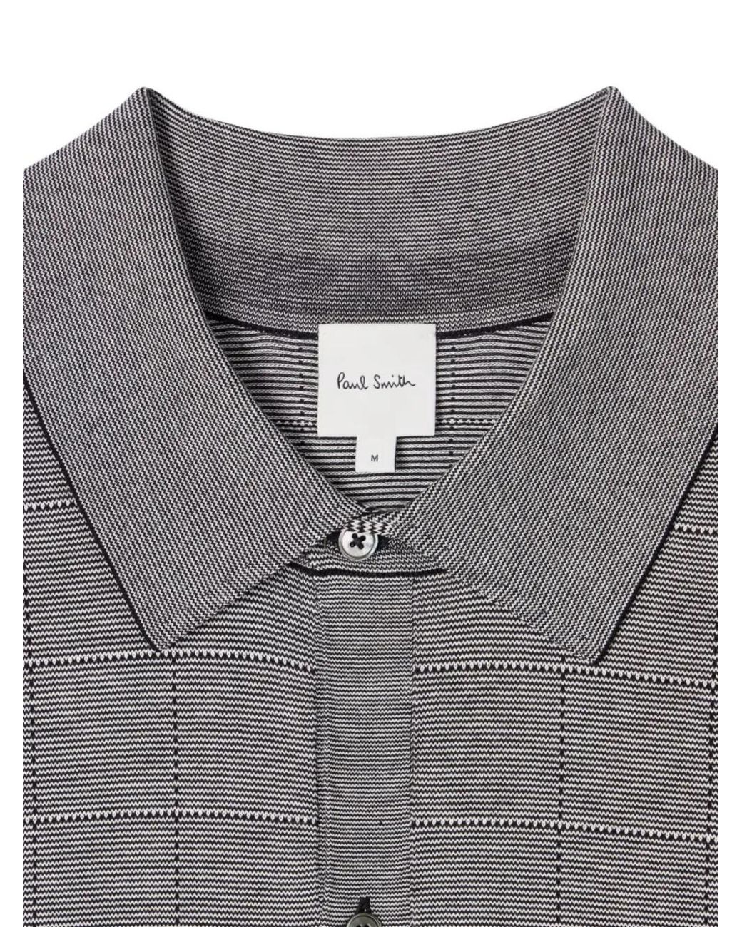 Paul Smith Gray Organic Cotton Knitted Shirt for men