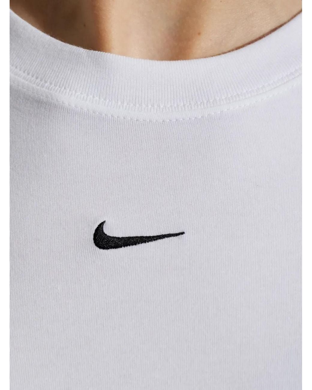 Nike White Sportswear Chill Knit T-Shirt