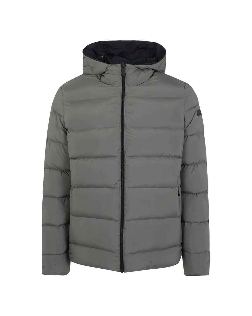 Rrd Blue Montecristo Reversible Quilted Hooded Jacket for men