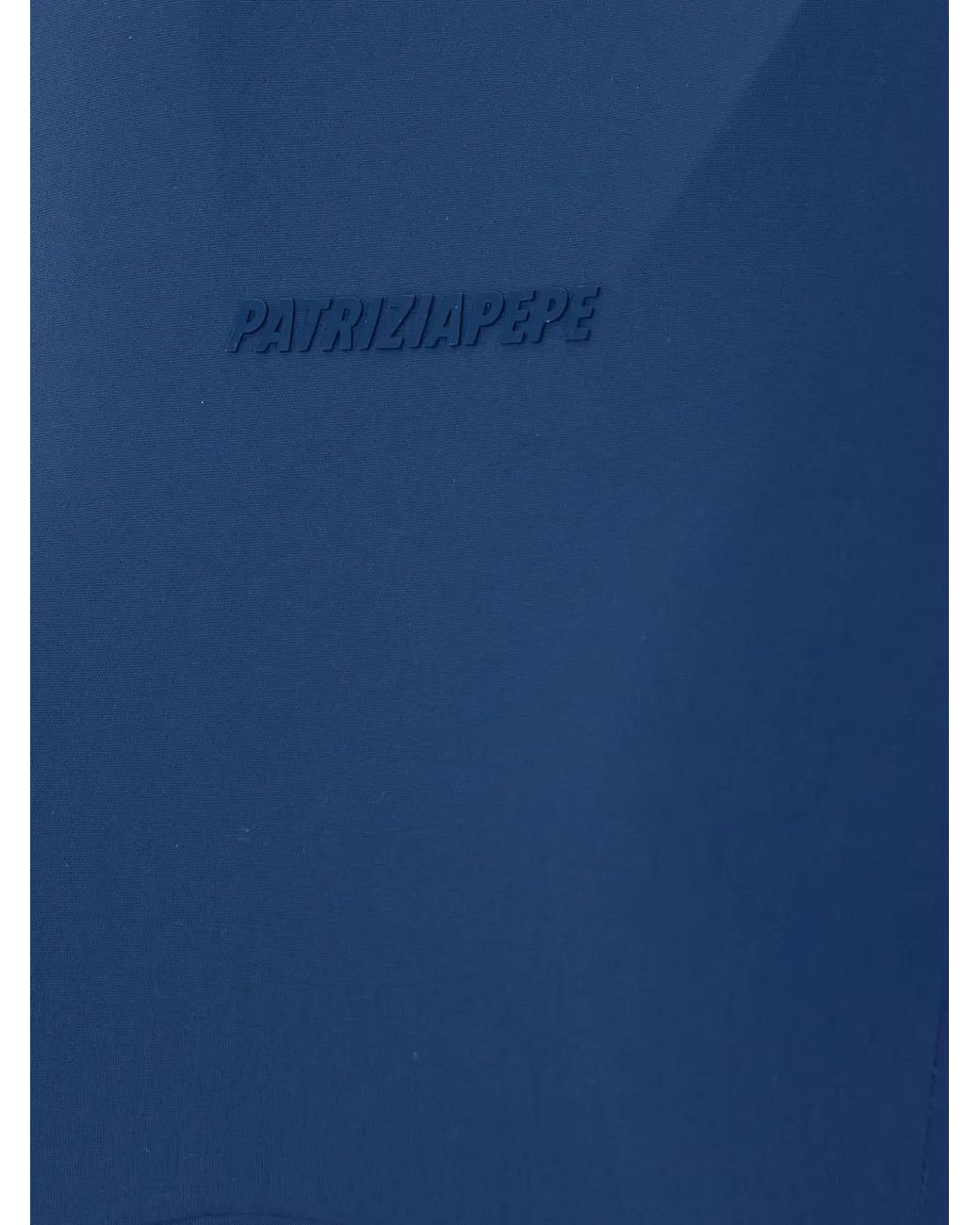 Patrizia Pepe Blue Cropped Sleeveless Top