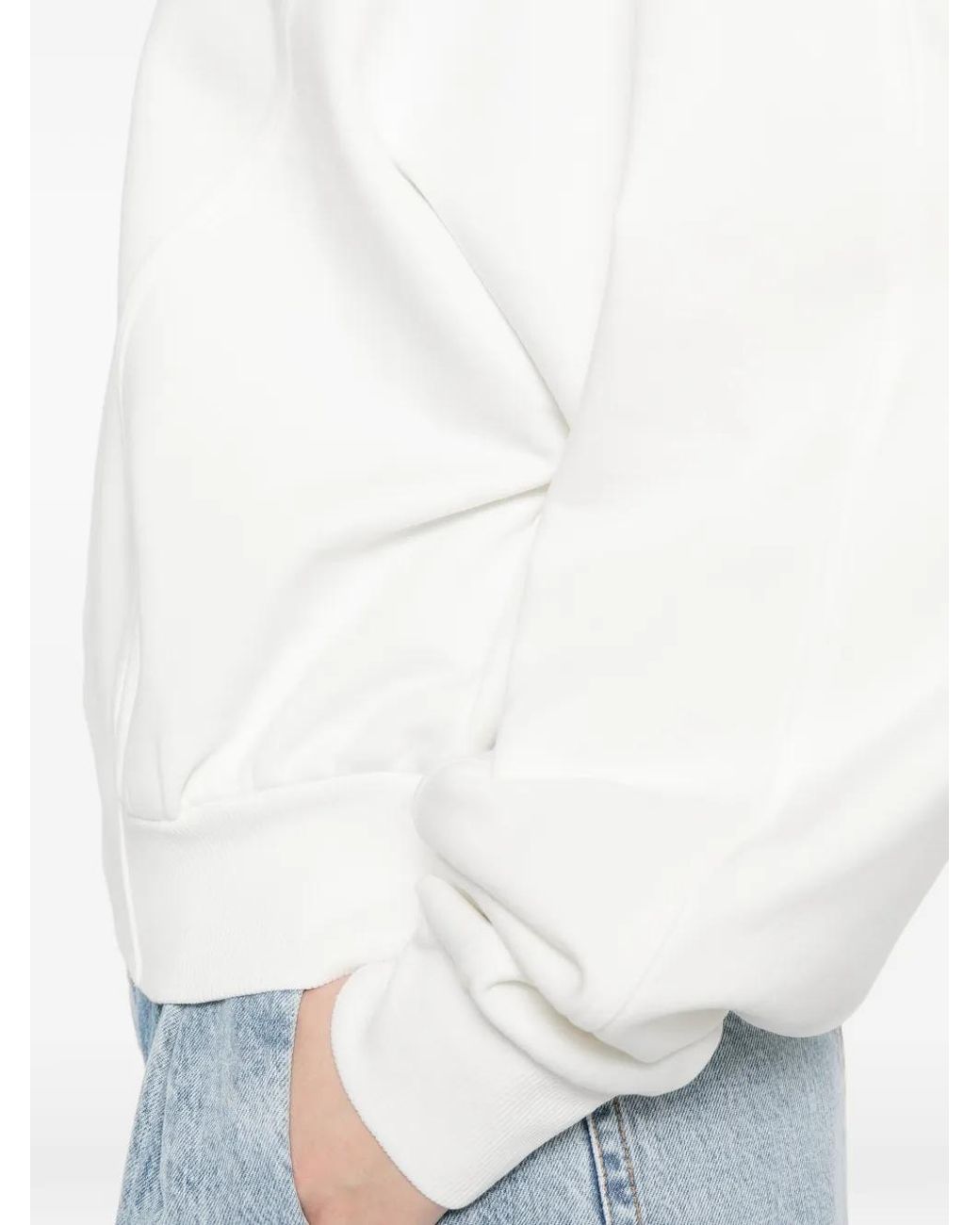 Sportmax White Sweat À Col Rond