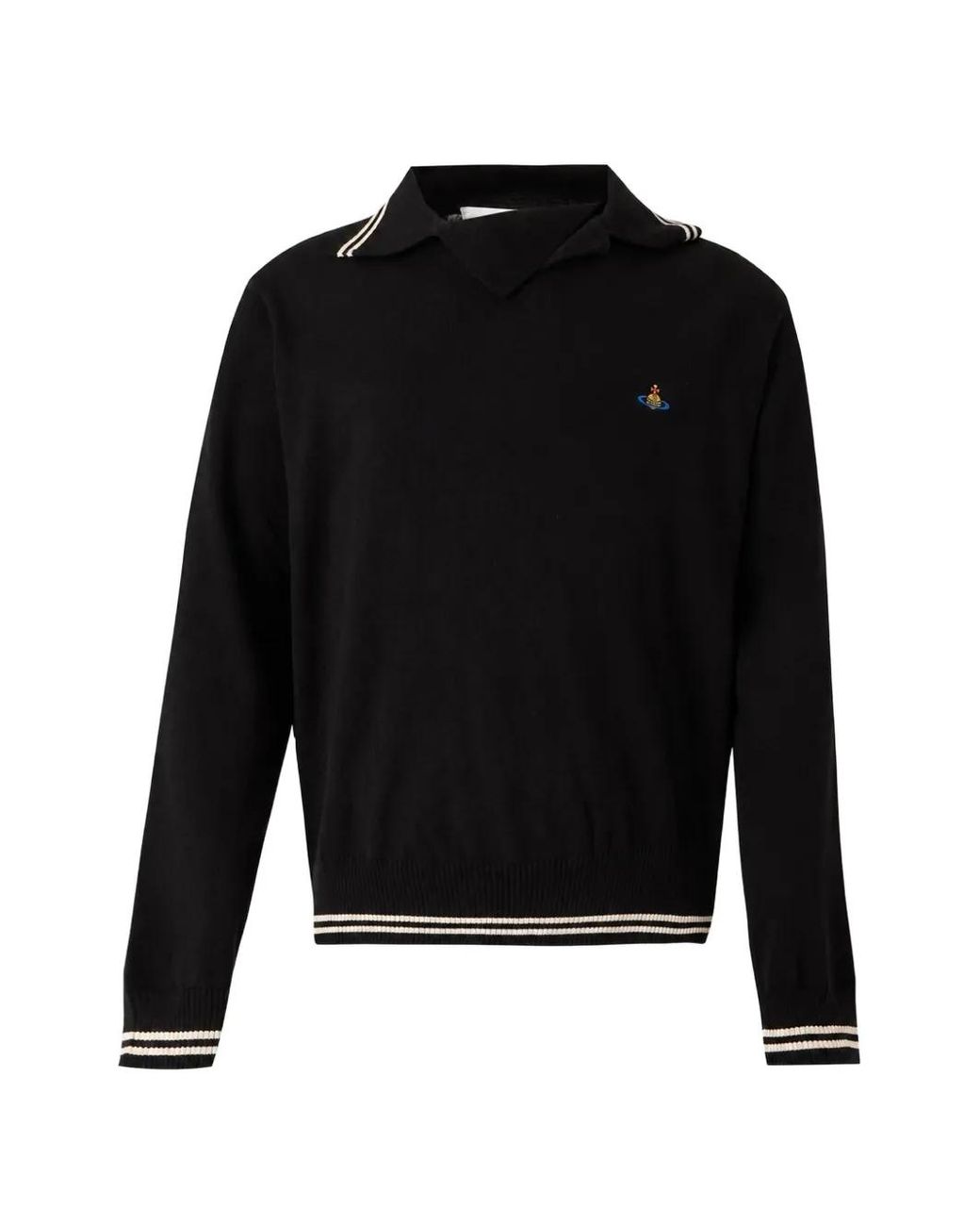 Vivienne Westwood Black Pull Doubletake À Col Polo for men
