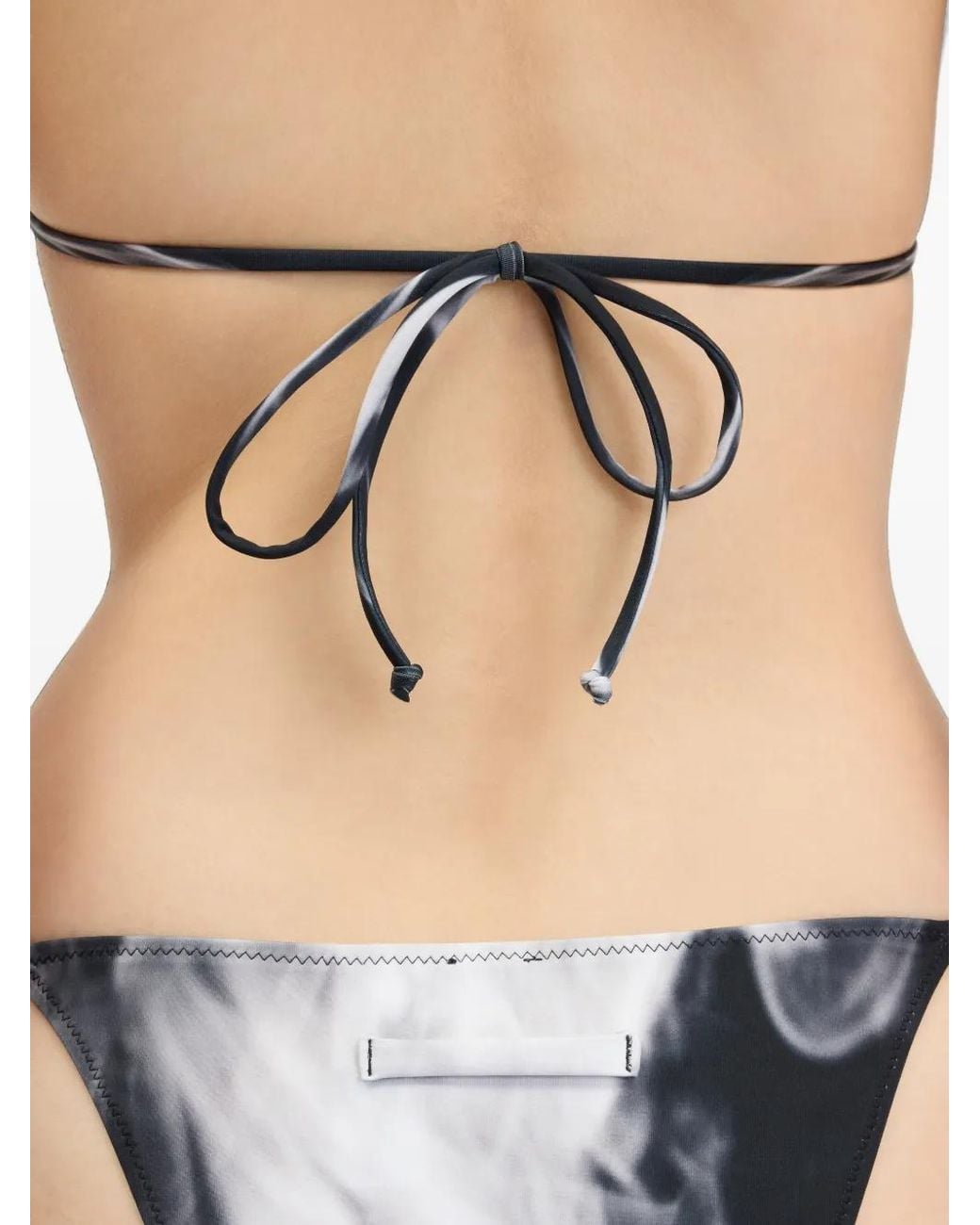 Jean Paul Gaultier White The Smoking Bikini Set