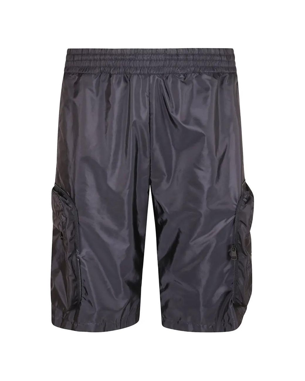 Moncler Gray Cargo Pocket Shorts for men