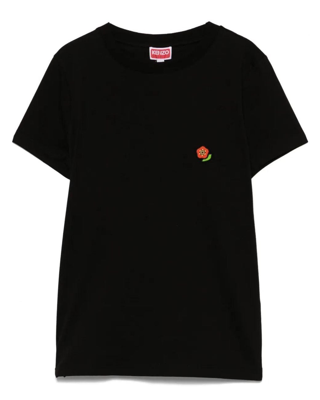 KENZO Black Kneoz Pop Cotton T-Shirt