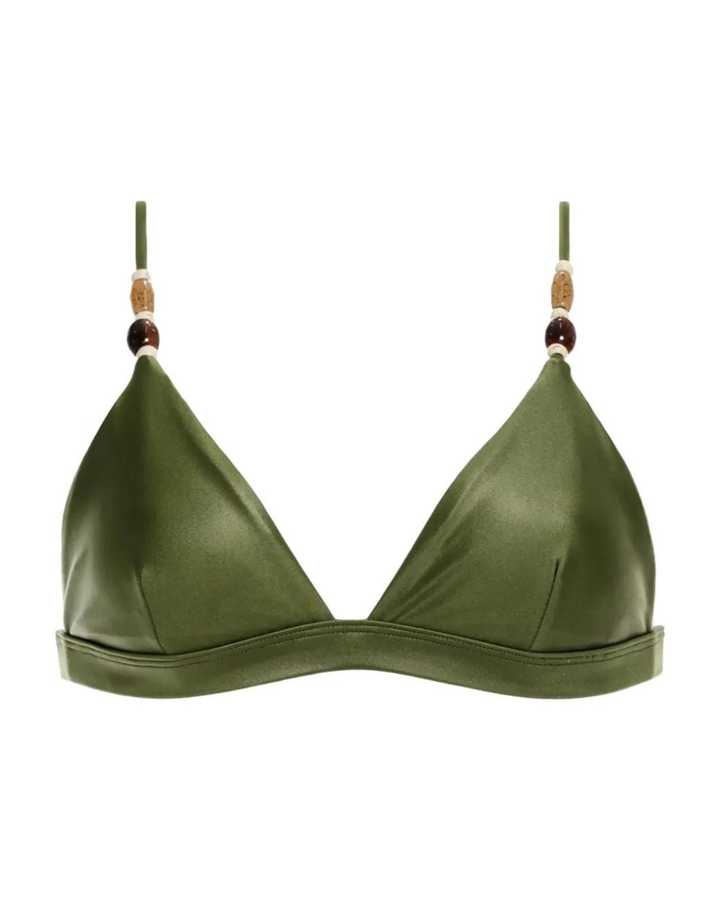 Agua Bendita Green Lisa Aura Bikini Top