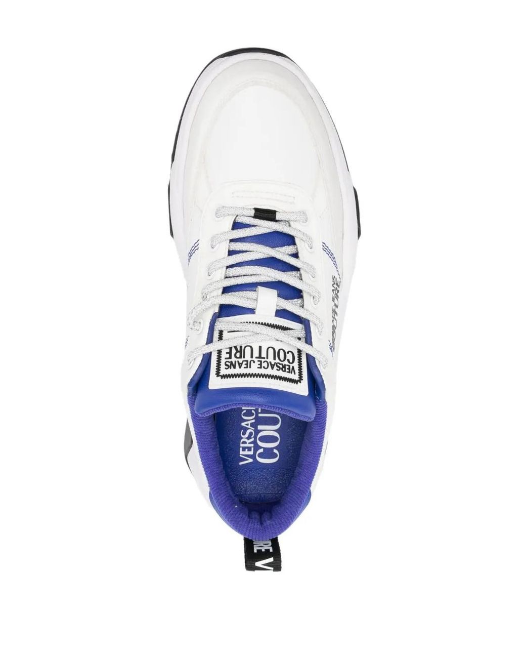 Versace Jeans Couture White Stargaze Low-Top Sneakers for men