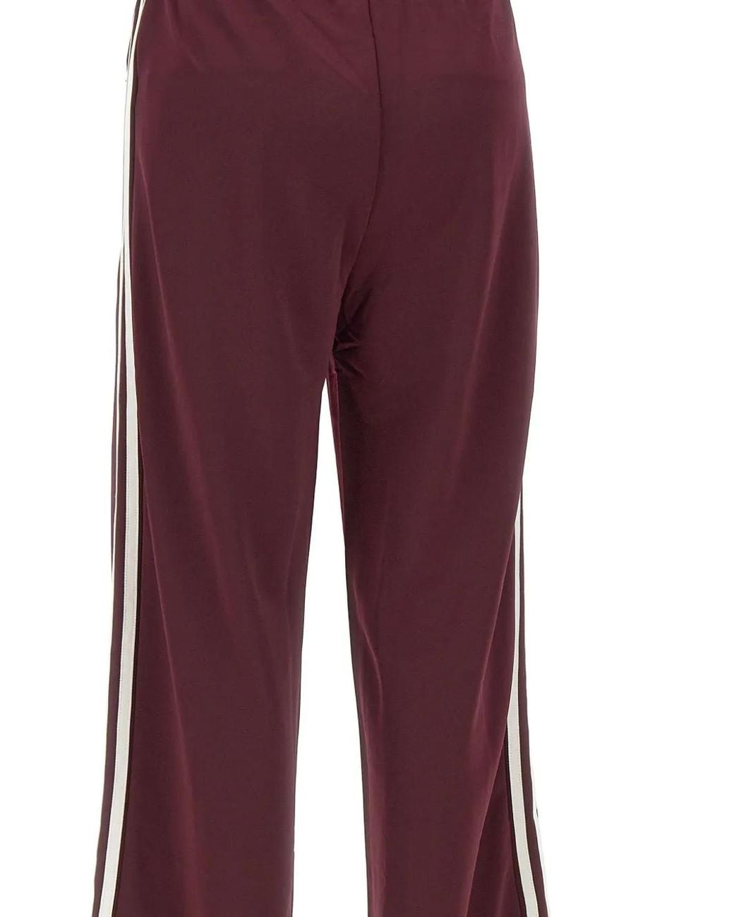 Adidas Red Firebird Side-Stripe Track Pants