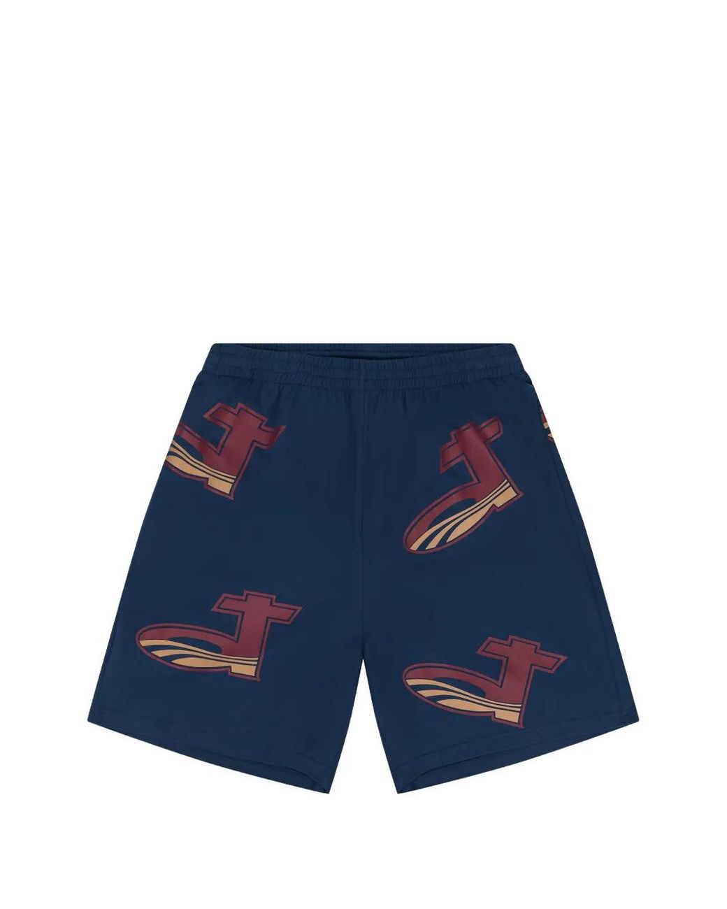 DENIM TEARS Blue Logo-Print Mesh Shorts for men