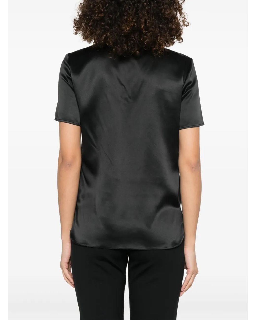 Max Mara Black Dida Bluse