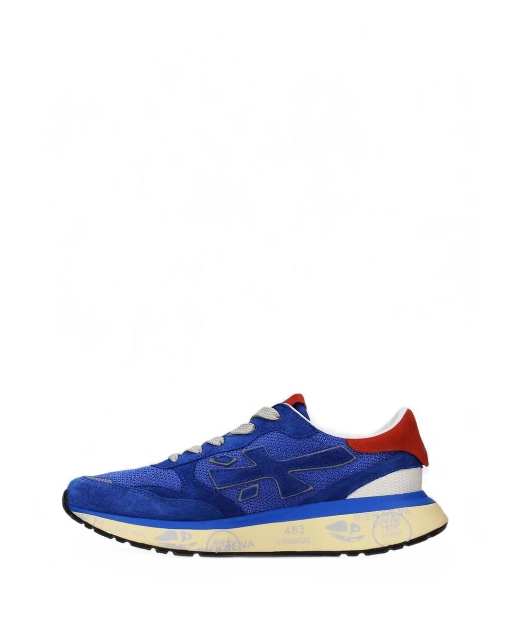 Premiata Blue Lauryn 8181 Logo-Patch Sneakers