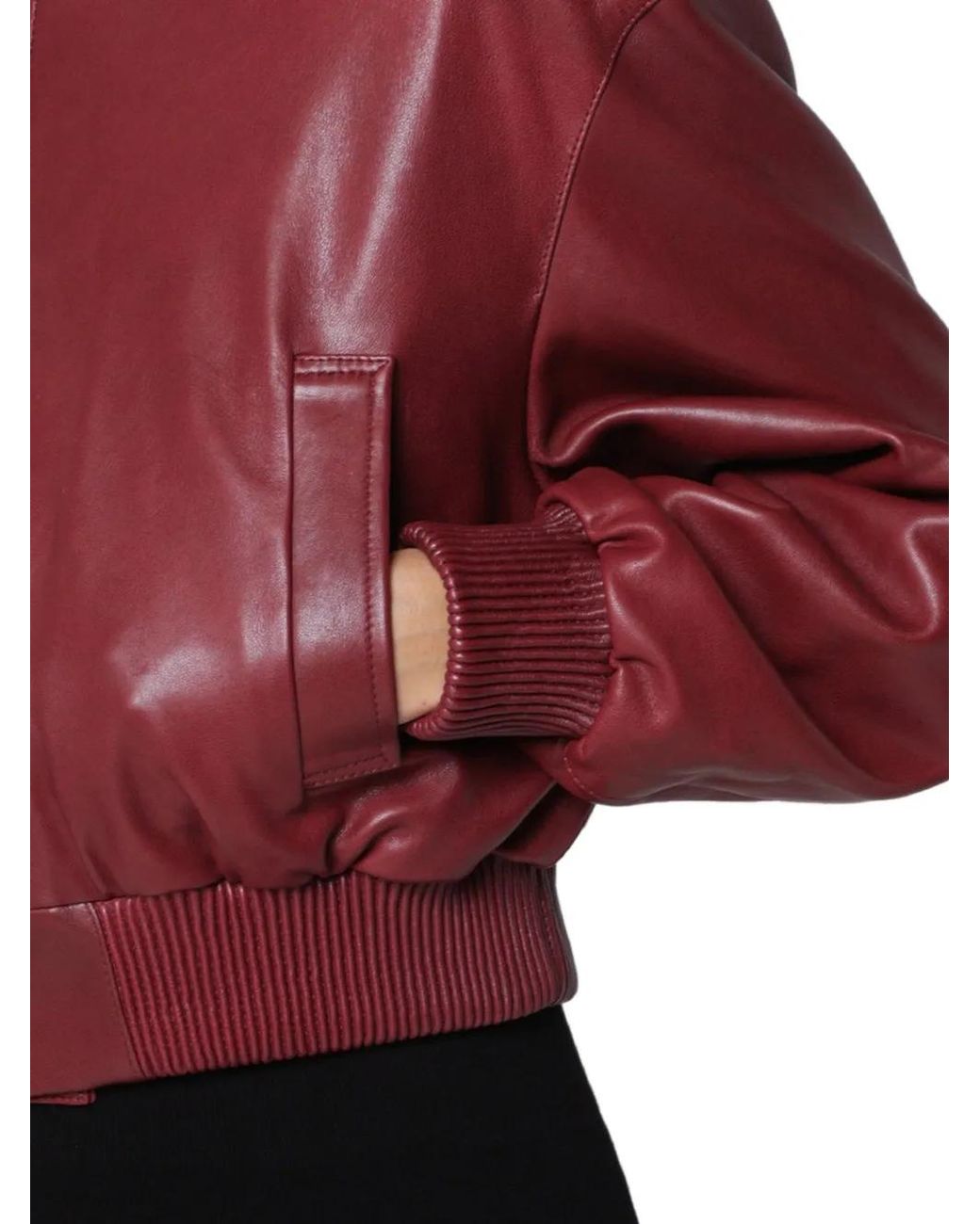 Arma Red Hannah Leather Jacket