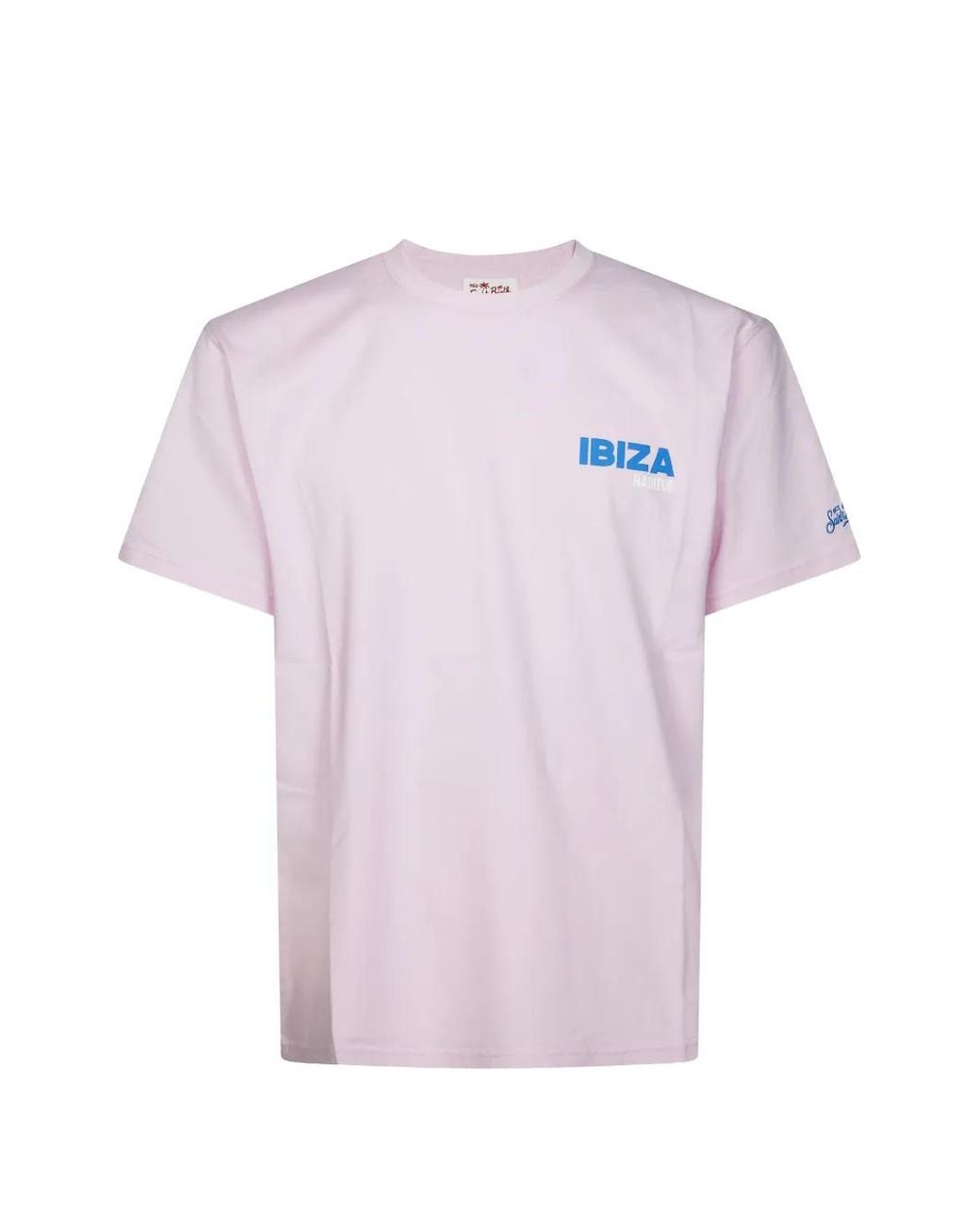 Mc2 Saint Barth Pink T-Shirt À Imprimé Graphique for men