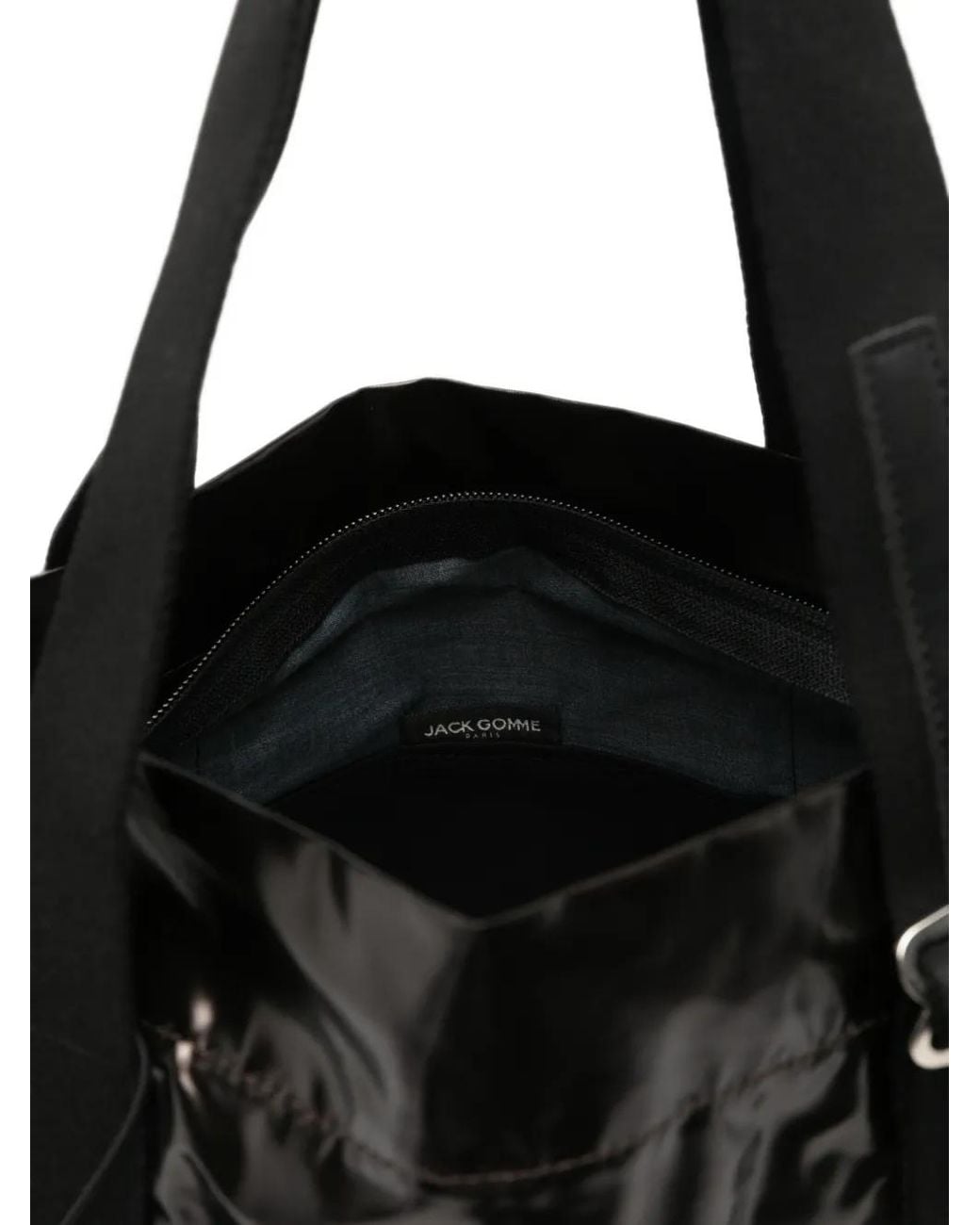 Jack Gomme Black Cabas Caly Enduit