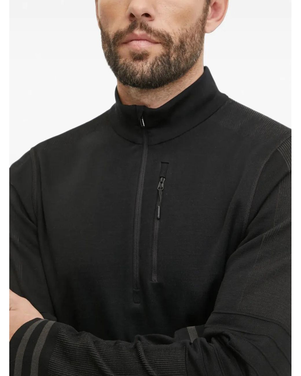 Sweat À Col Zippé Smartwool pour homme en coloris Black