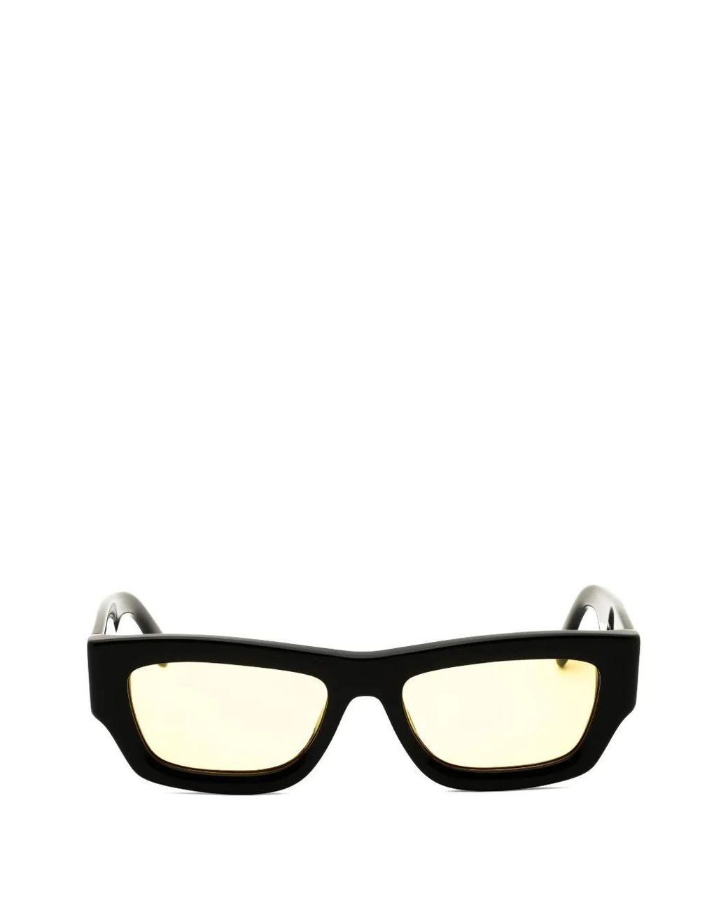 Palm Angels Black Auberry Rectangle-Frame Sunglasses