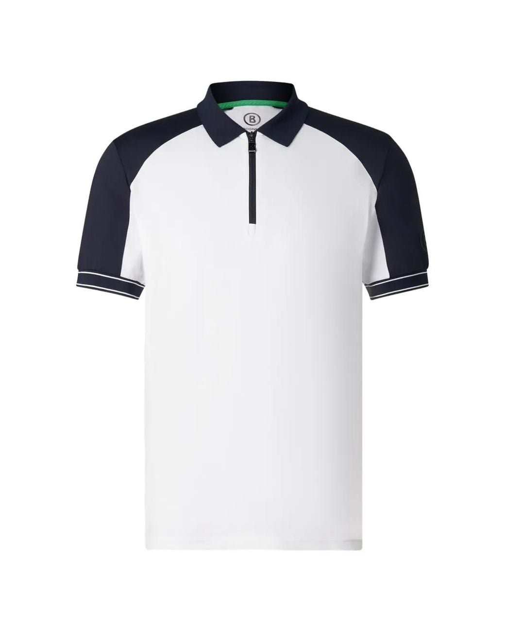 Polo Fabius Con Zip di Bogner in Blue da Uomo