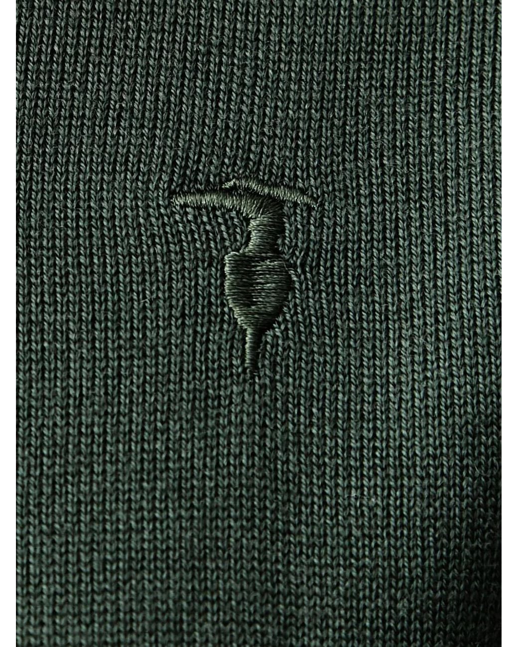 Trussardi Black Turtleneck Sweater