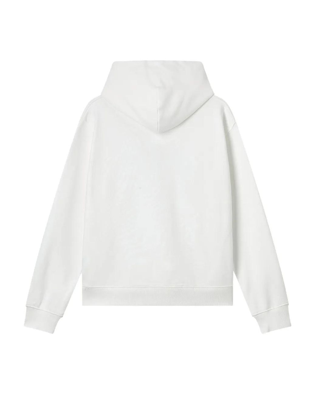 Chocoolate White Bear-Print Hoodie