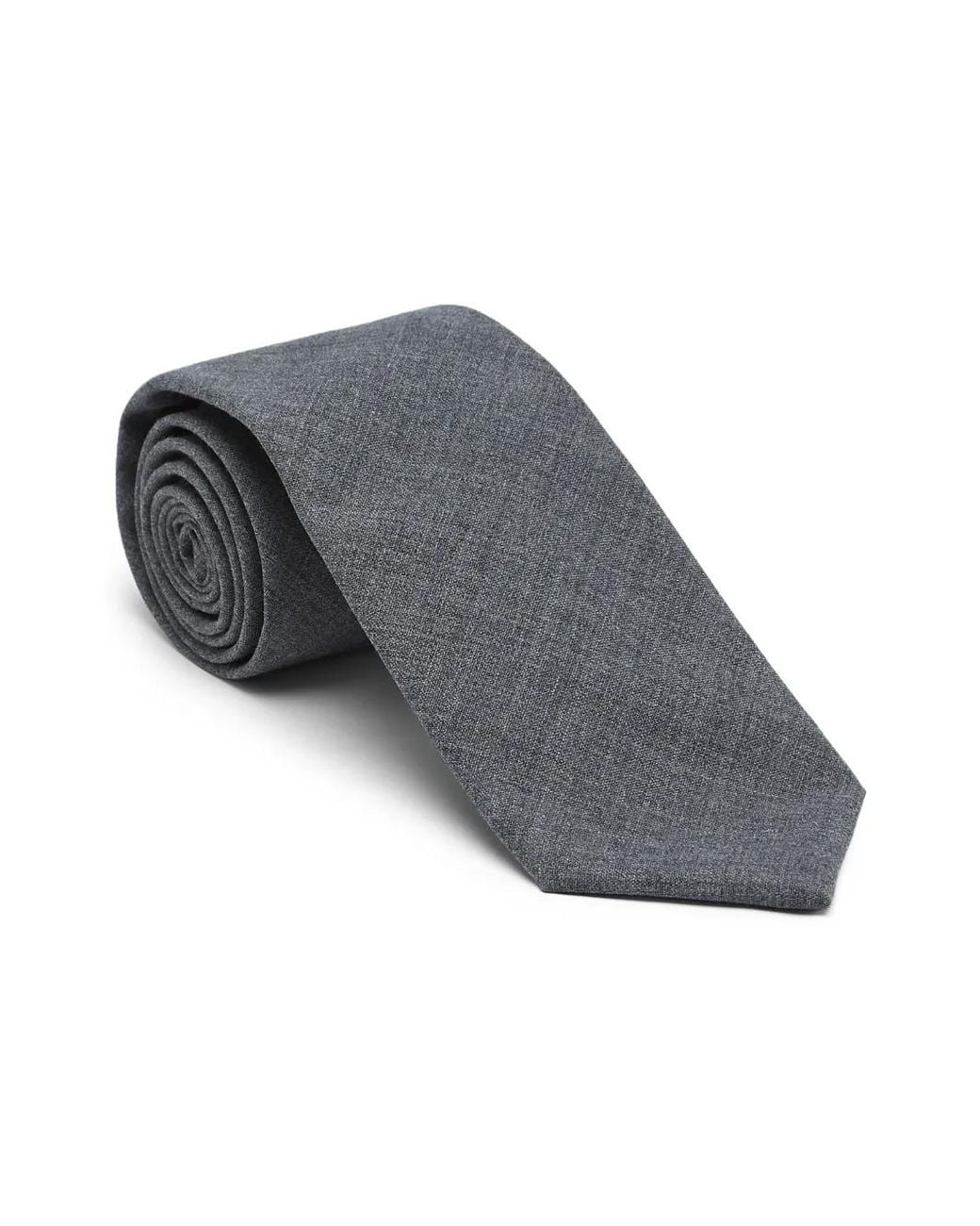 Brunello Cucinelli Gray Colored Tie Accessories for men