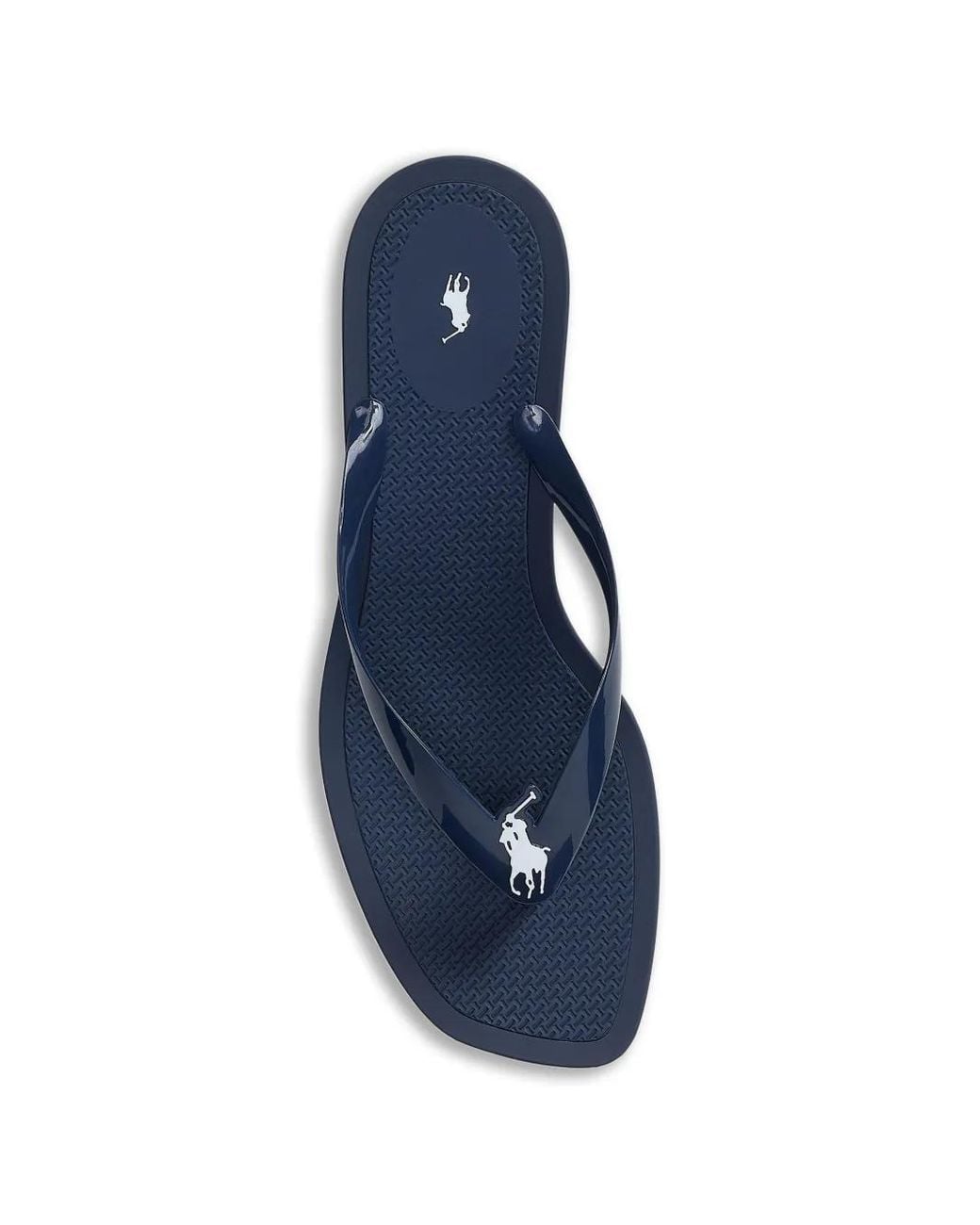 Polo Ralph Lauren Blue Polo Play Thong Sandals