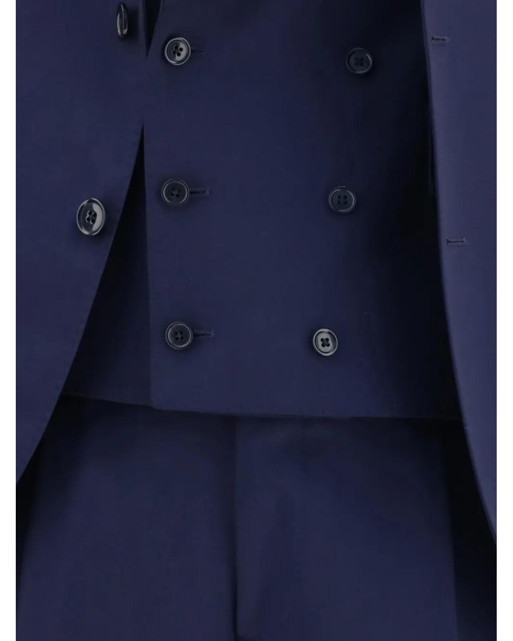 Lardini Blue Single-Breasted Suit (Set Of Three) for men