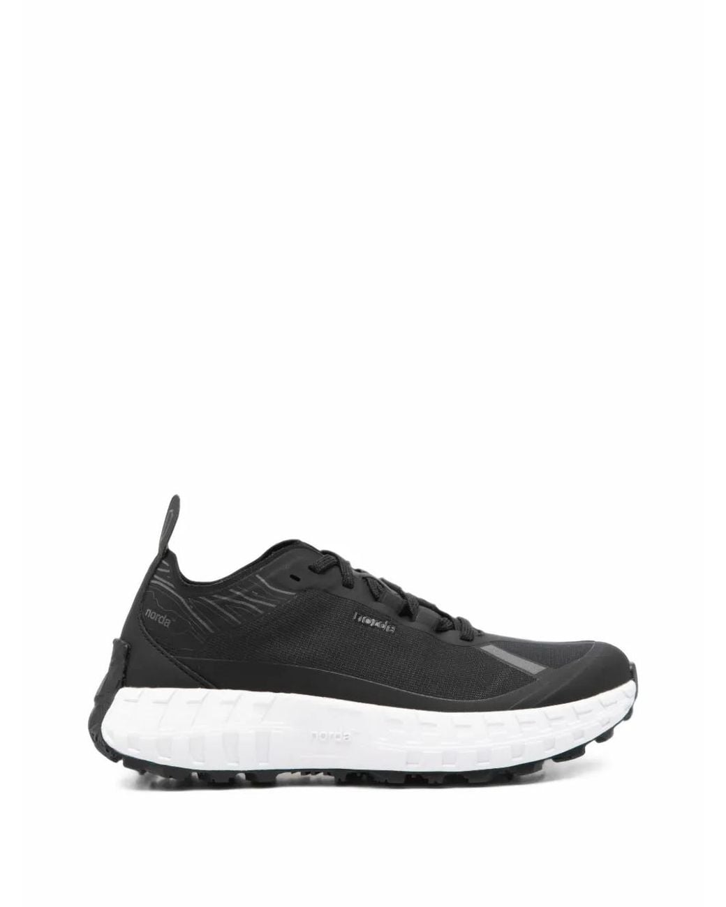 Norda White 001 Lace-Up Sneakers