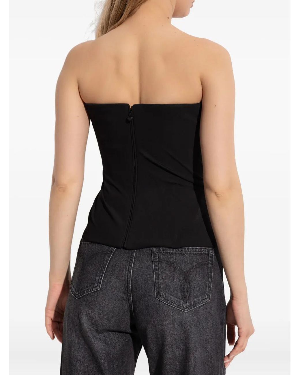 Versace Black Sleeveless Top