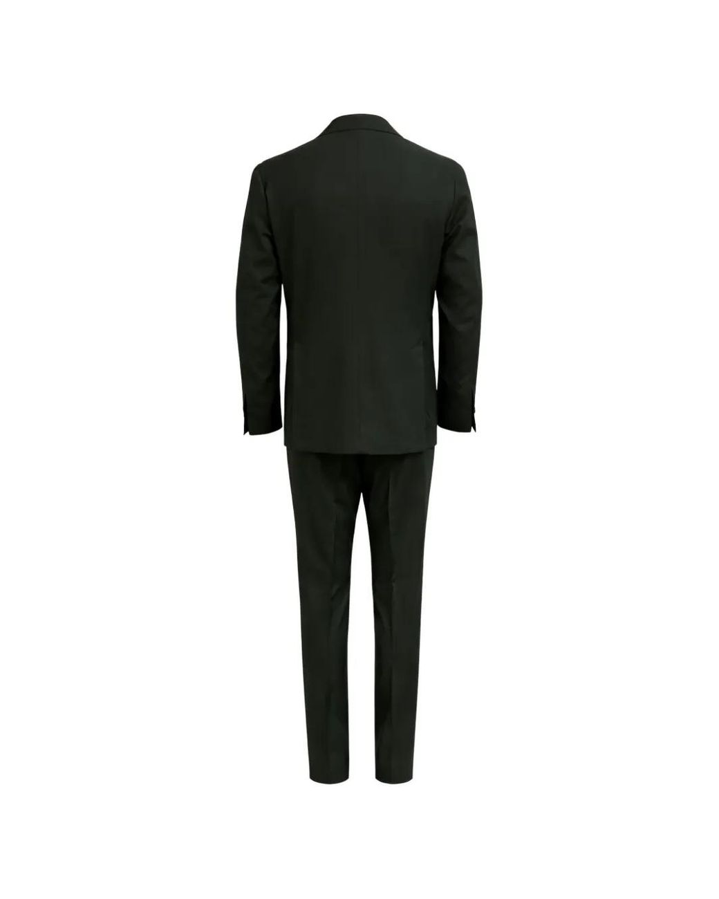 Franzese Collection Black Stefano De Martino Single-Breasted Suit (Two Piece) for men