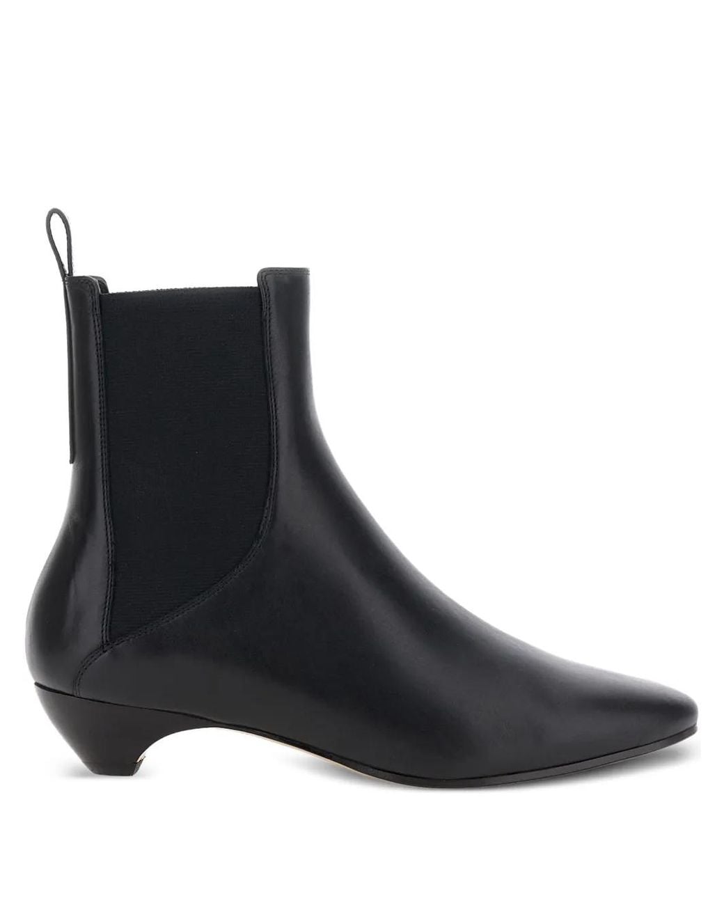 Le Monde Beryl Black Allegra Elasticated-Panel Pointed-Toe Boots