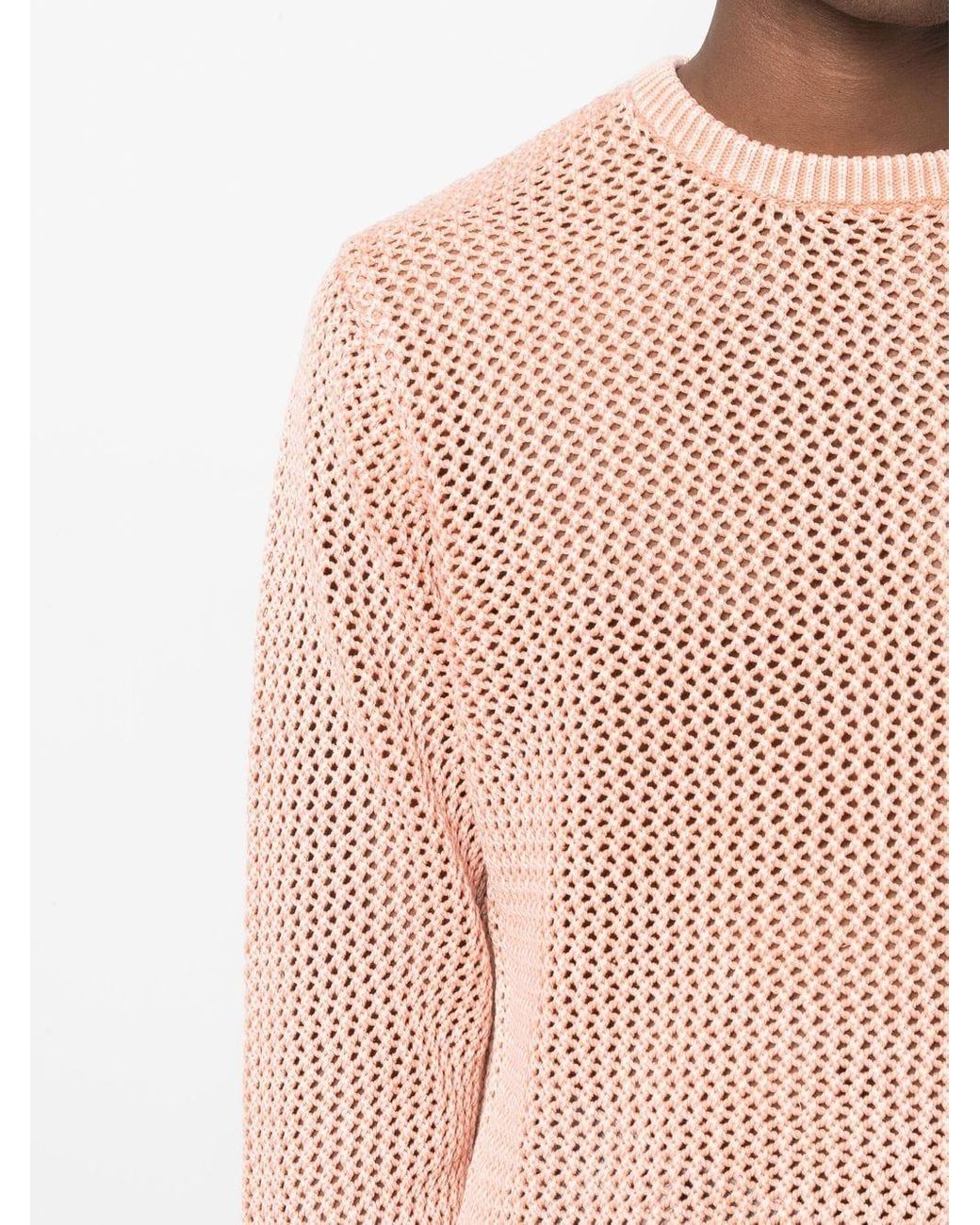 Stussy Open Knit Cotton Jumper in Pink for Men | Lyst Stussy Open Knit Cotton Jumper in Pink for Men | Lyst